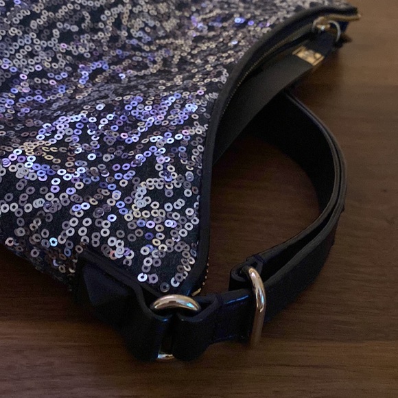 Kate Spade black sequin handbag - Picture 5 of 9